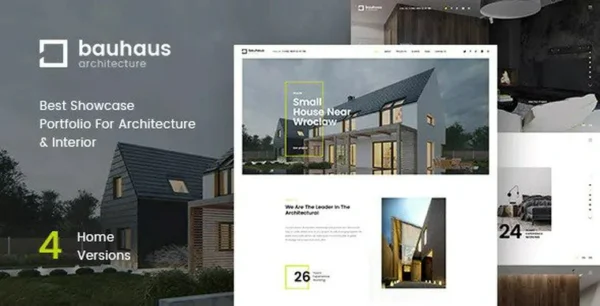 Bauhaus - Architecture & Interior Landing Page HTML Template